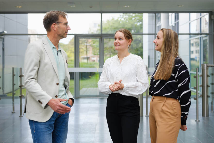 Richard Lennartz, Malou van Popta en Madeleine Dijkman